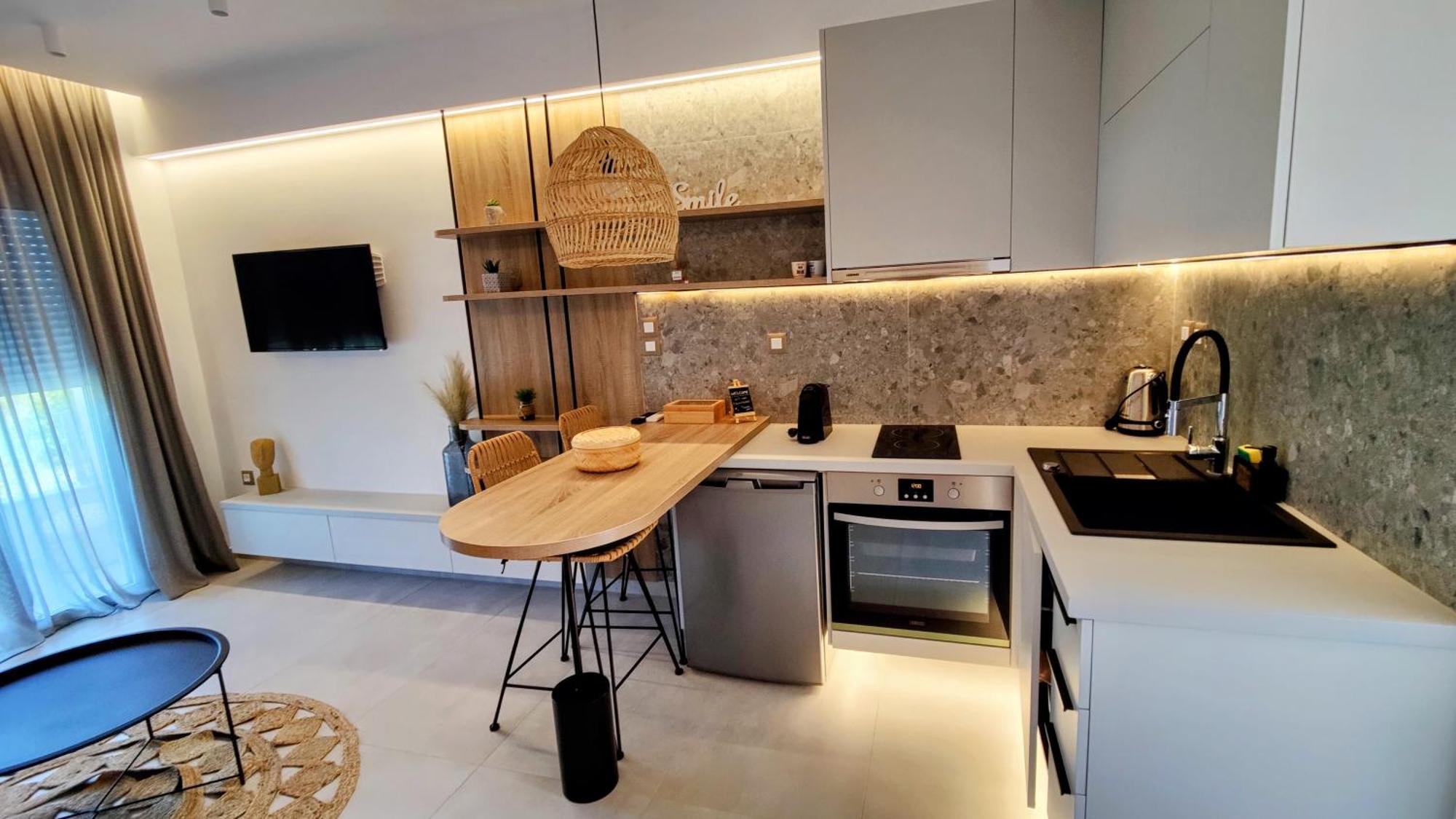 Aelia Apartments Makrýgialos Eksteriør bilde