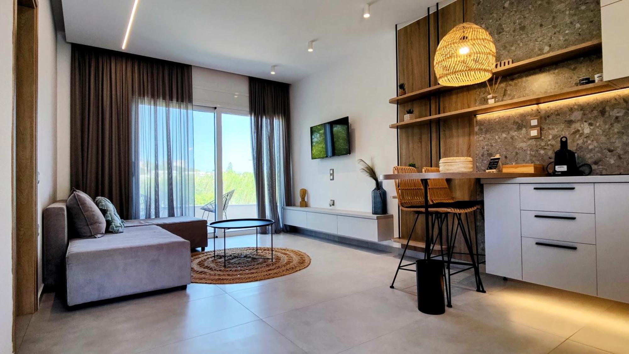 Aelia Apartments Makrýgialos Eksteriør bilde